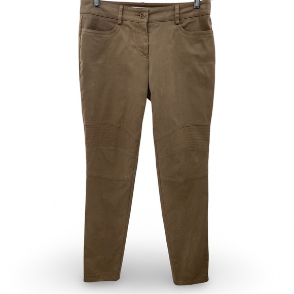 Trina Turk Women’s Tan Elevated Cocoa Chinos Pants Size 8 - Picture 1 of 7